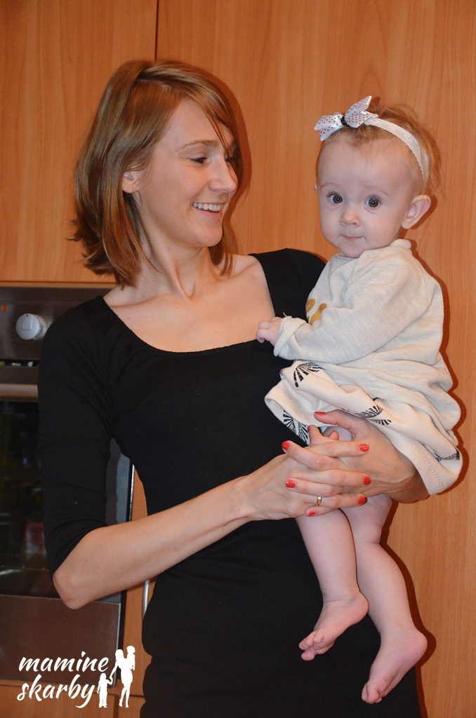 9 miesięcy Lila z mamą